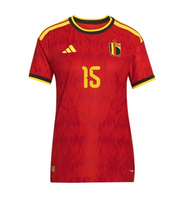 Belgien Thomas Meunier #15 Hjemmebanetrøje Dame VM 2026 Kortærmet